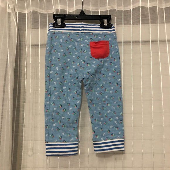 NWOT Baby Boden Floral Reversible Jogger Pants - Picture 2 of 6